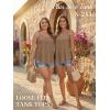 image:imageATHMILE Womens Tank Tops Sleeveless Summer Top Spaghetti Strap Spring Shirt Loose Fit Beach Vacation 2026 CasualBrown