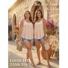 image:imageATHMILE Womens Tank Tops Sleeveless Summer Top Spaghetti Strap Spring Shirt Loose Fit Beach Vacation 2026 CasualCoral
