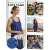 image:imageATHMILE Womens Tank Tops Sleeveless Summer Top Spaghetti Strap Spring Shirt Loose Fit Beach Vacation 2026 CasualDark Blue