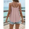 image:imageATHMILE Womens Tank Tops Sleeveless Summer Top Spaghetti Strap Spring Shirt Loose Fit Beach Vacation 2026 CasualDark Pink