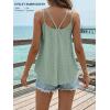image:imageATHMILE Womens Tank Tops Sleeveless Summer Top Spaghetti Strap Spring Shirt Loose Fit Beach Vacation 2026 CasualGreen