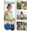image:imageATHMILE Womens Tank Tops Sleeveless Summer Top Spaghetti Strap Spring Shirt Loose Fit Beach Vacation 2026 CasualMint Green