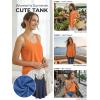 image:imageATHMILE Womens Tank Tops Sleeveless Summer Top Spaghetti Strap Spring Shirt Loose Fit Beach Vacation 2026 CasualOrange