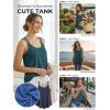 image:imageATHMILE Womens Tank Tops Sleeveless Summer Top Spaghetti Strap Spring Shirt Loose Fit Beach Vacation 2026 CasualPeacock Blue