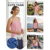 image:imageATHMILE Womens Tank Tops Sleeveless Summer Top Spaghetti Strap Spring Shirt Loose Fit Beach Vacation 2026 CasualPink