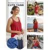 image:imageATHMILE Womens Tank Tops Sleeveless Summer Top Spaghetti Strap Spring Shirt Loose Fit Beach Vacation 2026 CasualRed