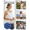 image:imageATHMILE Womens Tank Tops Sleeveless Summer Top Spaghetti Strap Spring Shirt Loose Fit Beach Vacation 2026 CasualWhite