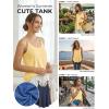 image:imageATHMILE Womens Tank Tops Sleeveless Summer Top Spaghetti Strap Spring Shirt Loose Fit Beach Vacation 2026 CasualYellow