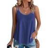 image:imageATHMILE Womens Tank Tops Sleeveless Summer Top Spaghetti Strap Spring Shirt Loose Fit Beach Vacation 2026 CasualDark Blue