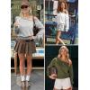 image:imageATHMILE Womens Off the Shoulder Sweatshirt Crop Top Long Sleeve Pullover Comfy Sexy Y2K Casual Fall Outfits 2026White