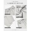 image:imageATHMILE Barrel Sweatpants Women Fall Fashion Wide Leg Pants 2026 Baggy Lounge Comfy Flowy Sweat Pants with PocketsHeather White