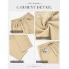 image:imageATHMILE Barrel Sweatpants Women Fall Fashion Wide Leg Pants 2026 Baggy Lounge Comfy Flowy Sweat Pants with PocketsLight Khaki