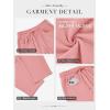 image:imageATHMILE Barrel Sweatpants Women Fall Fashion Wide Leg Pants 2026 Baggy Lounge Comfy Flowy Sweat Pants with PocketsPink