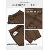 image:imageATHMILE Sweatpants Women 2026 Baggy PullOn Barrel Pants Wide Leg Lounge Drawstring Sweatpants with PocketsCoffee