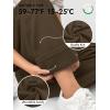 image:imageATHMILE Wide Leg Sweatpants High Waisted Double Waisted Baggy Sweat Pants Fashion Teen Girl Drawstring Athletic JoggersBrown