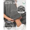image:imageATHMILE Wide Leg Sweatpants High Waisted Double Waisted Baggy Sweat Pants Fashion Teen Girl Drawstring Athletic JoggersDark Grey
