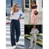 image:imageATHMILE Wide Leg Sweatpants High Waisted Double Waisted Baggy Sweat Pants Fashion Teen Girl Drawstring Athletic JoggersGrey