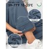 image:imageATHMILE Wide Leg Sweatpants High Waisted Double Waisted Baggy Sweat Pants Fashion Teen Girl Drawstring Athletic JoggersGrey Blue