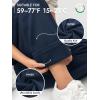 image:imageATHMILE Wide Leg Sweatpants High Waisted Double Waisted Baggy Sweat Pants Fashion Teen Girl Drawstring Athletic JoggersNavy Blue