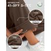 image:imageATHMILE Womens Sweatpants 2026 Fall Baggy Wide Leg Sweatpant Fleece Lined Straight Leg Sweat PantsBrown