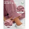 image:imageATHMILE Womens Sweatpants 2026 Fall Baggy Wide Leg Sweatpant Fleece Lined Straight Leg Sweat PantsDark Pink