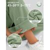 image:imageATHMILE Womens Sweatpants 2026 Fall Baggy Wide Leg Sweatpant Fleece Lined Straight Leg Sweat PantsGray Green