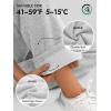 image:imageATHMILE Womens Sweatpants 2026 Fall Baggy Wide Leg Sweatpant Fleece Lined Straight Leg Sweat PantsGrey