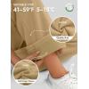 image:imageATHMILE Womens Sweatpants 2026 Fall Baggy Wide Leg Sweatpant Fleece Lined Straight Leg Sweat PantsLight Brown