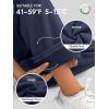 image:imageATHMILE Womens Sweatpants 2026 Fall Baggy Wide Leg Sweatpant Fleece Lined Straight Leg Sweat PantsNavy Blue