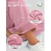 image:imageATHMILE Womens Sweatpants 2026 Fall Baggy Wide Leg Sweatpant Fleece Lined Straight Leg Sweat PantsPink