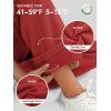 image:imageATHMILE Womens Sweatpants 2026 Fall Baggy Wide Leg Sweatpant Fleece Lined Straight Leg Sweat PantsWatermelonred