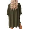 image:imageATHMILE Womens Two Piece Short Lounge Sets Spring Summer Casual Oversized Shirts Airport Travel Outfit Beach Vacation 2026Army Green