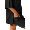 image:imageATHMILE Womens Two Piece Short Lounge Sets Spring Summer Casual Oversized Shirts Airport Travel Outfit Beach Vacation 2026Black