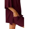 image:imageATHMILE Womens Two Piece Short Lounge Sets Spring Summer Casual Oversized Shirts Airport Travel Outfit Beach Vacation 2026Wine Red