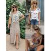 image:imageATHMILE T Shirts Short Sleeve V Neck Tees for Women Fashion Tops Trendy Lightweight Casual Summer Outfits Clothes 2026 BeachTiedye Coral