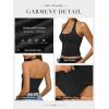 image:imageATHMILE Womens Halter Tank Tops Sexy Backless Double Lined Basic Shirts Y2K Trendy Going Out TopsBlack