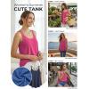 image:imageATHMILE Womens Tank Tops Sleeveless Summer Top Spaghetti Strap Spring Shirt Loose Fit Beach Vacation 2026 CasualHot Pink