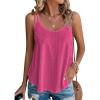 image:imageATHMILE Womens Tank Tops Sleeveless Summer Top Spaghetti Strap Spring Shirt Loose Fit Beach Vacation 2026 CasualHot Pink