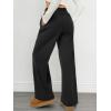image:imageATHMILE Sweatpants Women Wide Leg High Waisted Baggy Lounge Casual Cotton Pants Fashion Y2K Gym Clothes for Fall WinterBlack
