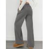 image:imageATHMILE Sweatpants Women Wide Leg High Waisted Baggy Lounge Casual Cotton Pants Fashion Y2K Gym Clothes for Fall WinterDark Grey