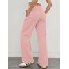image:imageATHMILE Sweatpants Women Wide Leg High Waisted Baggy Lounge Casual Cotton Pants Fashion Y2K Gym Clothes for Fall WinterPink