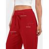 image:imageATHMILE Sweatpants Women Wide Leg High Waisted Baggy Lounge Casual Cotton Pants Fashion Y2K Gym Clothes for Fall WinterRed