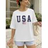 image:imageATHMILE Womens Oversized T Shirts Casual Tee Workout Tops Gym Clothes Summer Loose Fit Short Sleeve Graphics Basic Y2K 2026Whiteusa