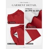 image:imageATHMILE Barrel Sweatpants Women Y2K Wide Leg Baggy Lounge Sweat Pants with Pockets Adjustable Drawstring Ankle Cuffs JoggersRed