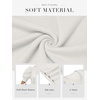 image:imageATHMILE Short Sleeve Sweater for Women 2026 Spring Summer Blouses Crewneck Knit Puff Sleeve Dressy Casual Trendy ShirtsBwhite