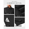 image:imageATHMILE Womens Fleece Sweatshirts with Pockets Oversized Mock Neck Sweatshirt Turtleneck Pullover Fall Fashion Outfits 2026Black