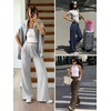 image:imageATHMILE Wide Leg Sweatpants Women High Waisted Baggy Lounge Pants Casual Comfy Joggers Fall Fashion Trendy Gym ClothesNavy