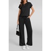 image:imageATHMILE Womens 2 Piece Lounge Set Fashion Travel Outfits Summer Beach Vacation Tracksuit Comfy Wide Leg Airport LoungewearZblack
