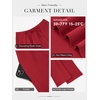 image:imageATHMILE Womens Wide Leg Sweatpants Long Straight Streetwear Drawstring Low Waist Casual Loose Baggy Workout Pants 2026Red