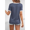 image:imageATHMILE Womens Short Sleeve TShirts Spring Summer Tops Casual Soft Tunic V Neck Basic Workout Clothes Fashion Outfits 2026 Navy